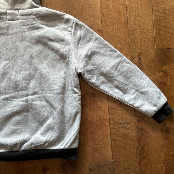 1826 Sports Light Gray Unisex Hooded Full Zip Fleece Sherpa Jacket, Size M - NWT - Picture 12 of 12